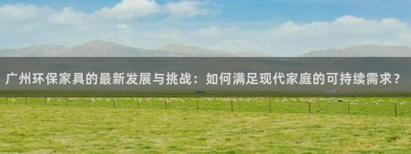 tp钱包安卓官方版：广州环保家具的最新发展与挑战：如何满足现